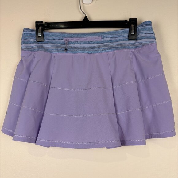 Lululemon Purple Pace Rival Skirt II Skort Running Activewear - Picture 2 of 7